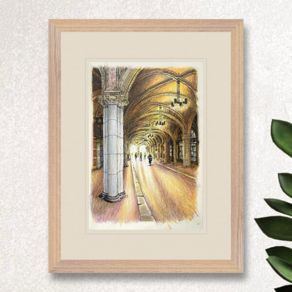 Rijksmuseum framed on wall